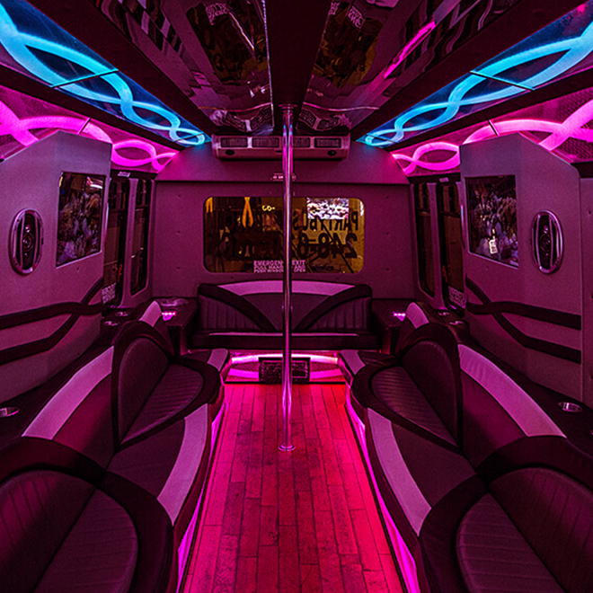 luxury party bus
